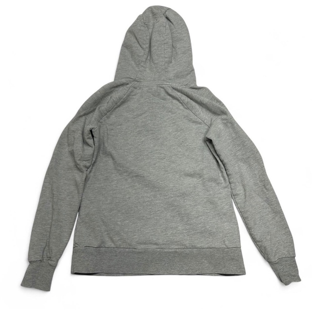 Gymshark Womens XS Heather Gray Pullover Hoodie Logo Kangaroo Pocket Athletic - Picture 2 of 6